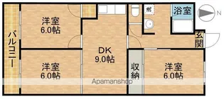 グリーンバレー和合【2階】の間取り