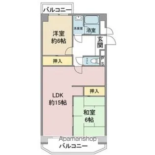 トーク21【C4号室】の間取り