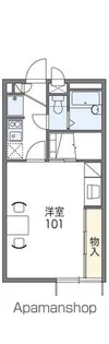 レオパレスサニープレイB【203号室】の間取り