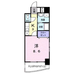 ブリアン オーブ【4階】の間取り