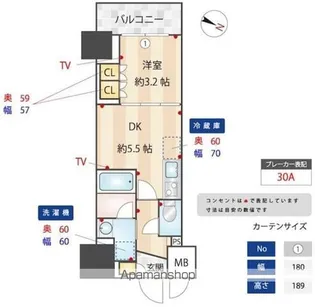 ZOOM本郷【7階】の間取り