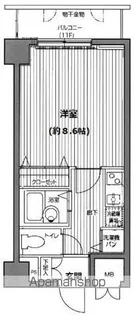 グランド・ガーラ横浜関内【8F-5号室】の間取り