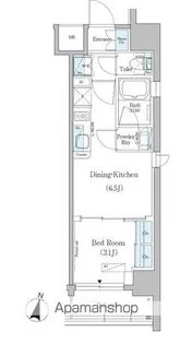 アーバネックス浅草【6階】の間取り