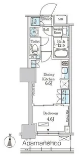 パークアクシス錦糸公園【4階】の間取り