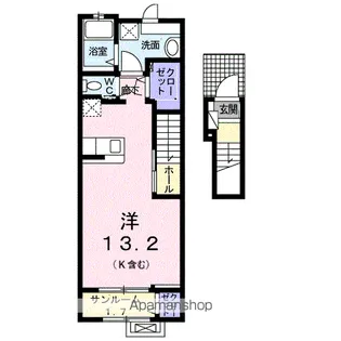 ブランド ラボ【2階】の間取り