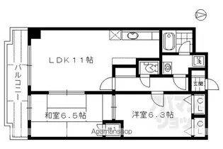 K’S VILLA堀川【305号室】の間取り