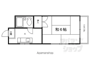 コーポラスK【301号室】の間取り