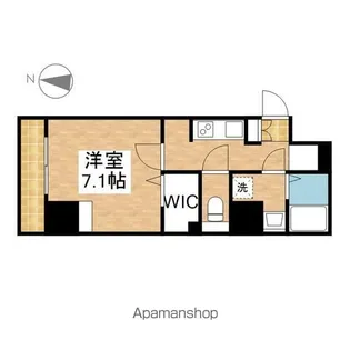 マリーベル栄【4階】の間取り