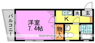コンフォート【402号室】の間取り