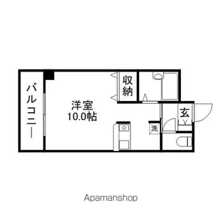 グランレーヴ大橋【2階】の間取り
