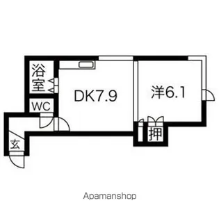 パルコート平岸23【402号室】の間取り
