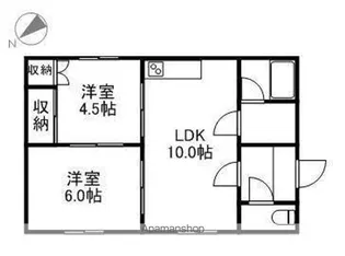 メゾンナオミ【201号室】の間取り