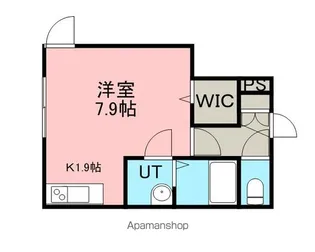 ラダトーム恵み野【208号室】の間取り