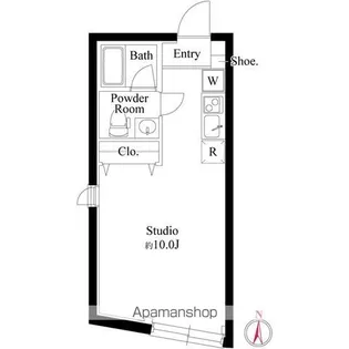 ファーヴァル中野新橋【5階】の間取り