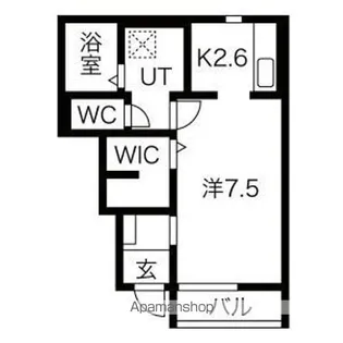 クレスト桜町【1階】の間取り