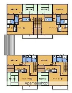 ヴィラさだいわ A【101号室号室】の間取り