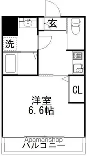 パラシアⅡ【1階】の間取り