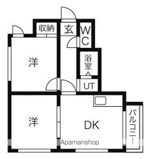 エトワール本町【4階】の間取り