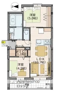 ルミナージュ【1階】の間取り