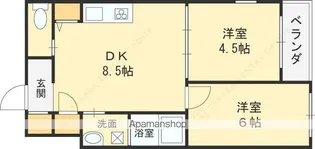 MUSES花園本町(ミューズ花園本町)【3階】の間取り