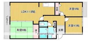 ハイランドヒル一里山【1階】の間取り