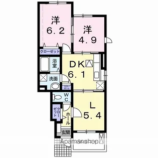 エアリー【1階】の間取り