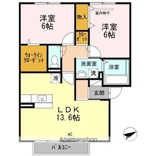 エタージュ【2階】の間取り