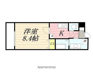 ドエルコート柏たなか【1階】の間取り