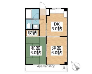 ポエム88【302号室】の間取り