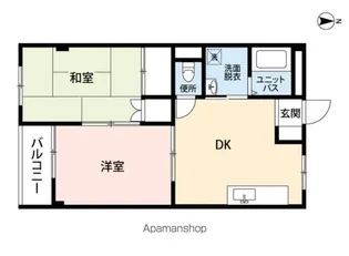 パインニードル【105号室】の間取り