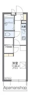 レオパレスKANATA【302号室】の間取り