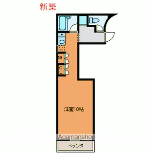 MフラッツⅡ【401号室】の間取り