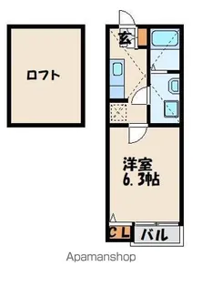 ピュア香椎伍番館【1階】の間取り