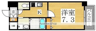 クローバー・ソレイユ南田辺【4階】の間取り