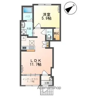 GRASS COAT 辻村【1階】の間取り