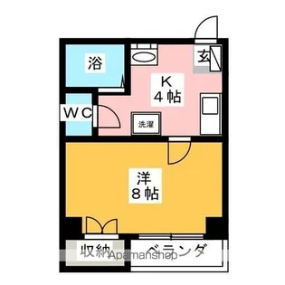 はなやびる【502号室】の間取り