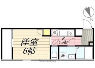 フローリッシュ津田沼Ⅲ【2階】の間取り