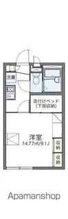 レオパレスヴンダバー【204号室】の間取り