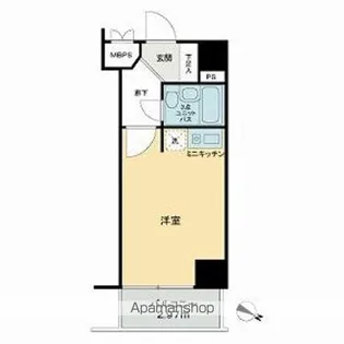 ライオンズマンション川崎貝塚第2【203号室】の間取り