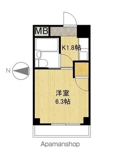 レジデンス多摩川【202号室】の間取り