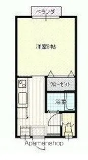 プリンスコート【103号室】の間取り