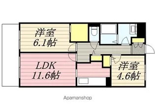 エクセレント和泉【2階】の間取り