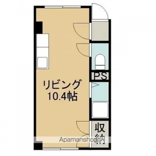 ヒルトン函館【202号室】の間取り