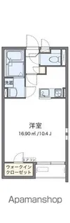 クレイノ宝塚東【201号室】の間取り