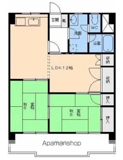 フジオハイツ【1階】の間取り