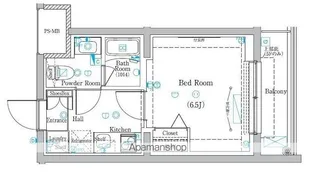 ラフィスタ元町Ⅱ【2階】の間取り
