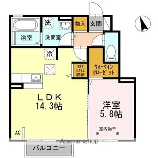 FOCUS913【1階】の間取り