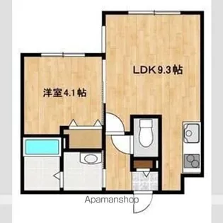 Lien F・VILLAGE【206号室】の間取り