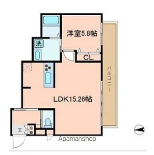 エクシード根岸アメニティーレジデンス【401号室】の間取り