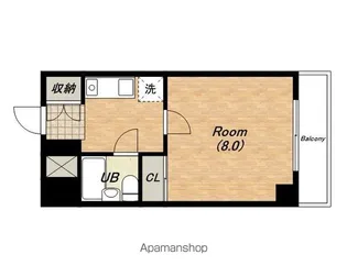 ライオンズマンション上六【204号室】の間取り